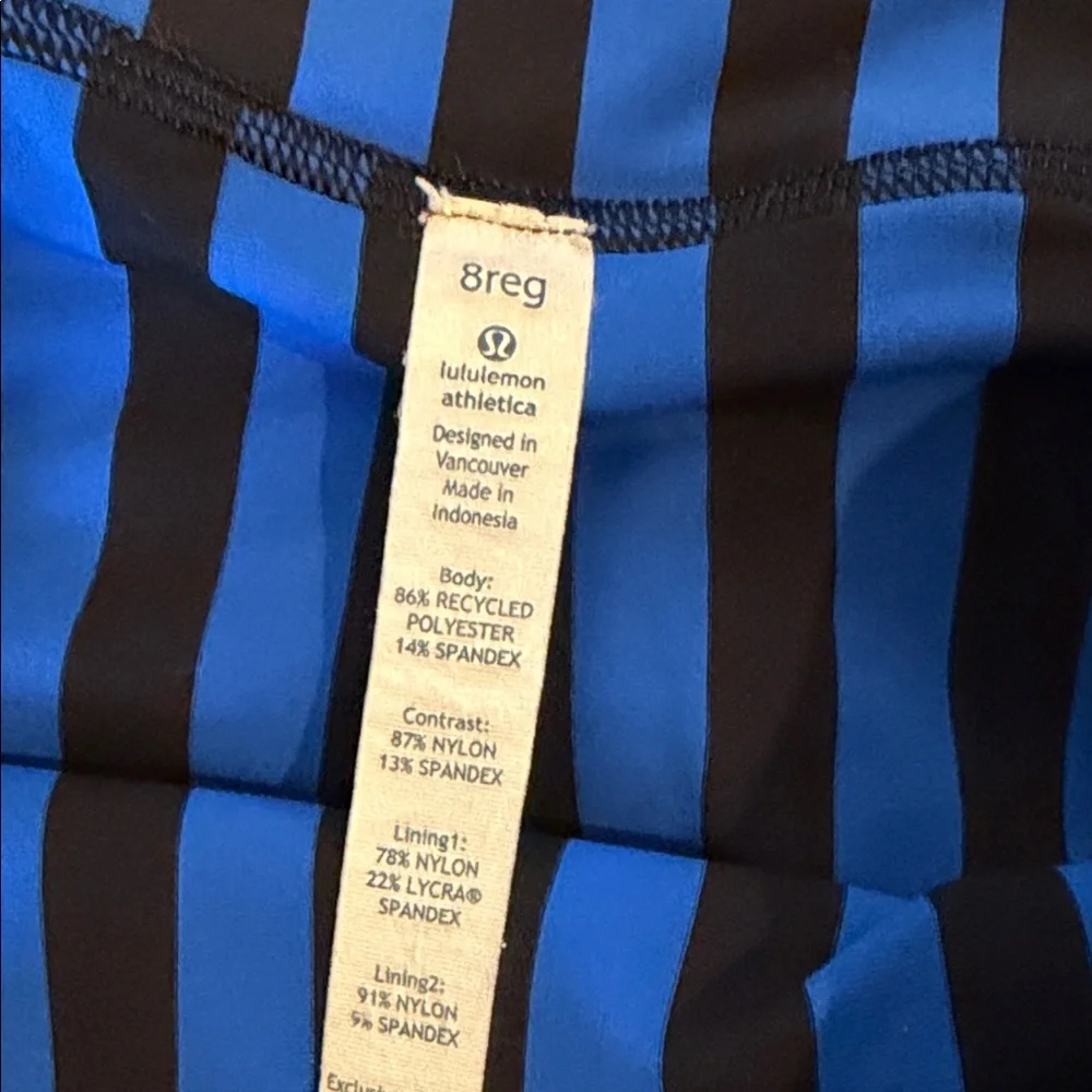 Lululemon Blue Women's Athletic/Tennis Skirt with Shorts - Picture 7 of 11